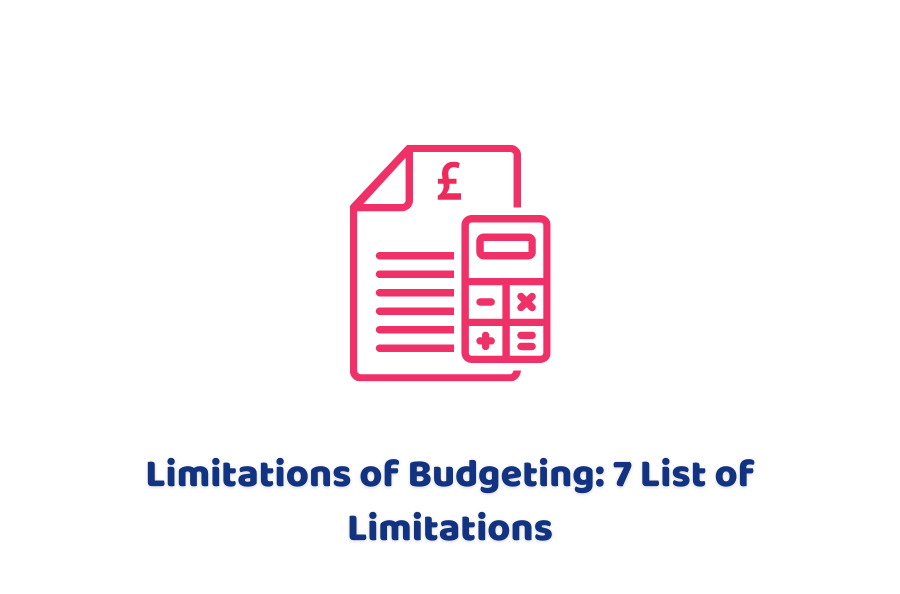 Limitations of Budgeting 7 List of Limitations