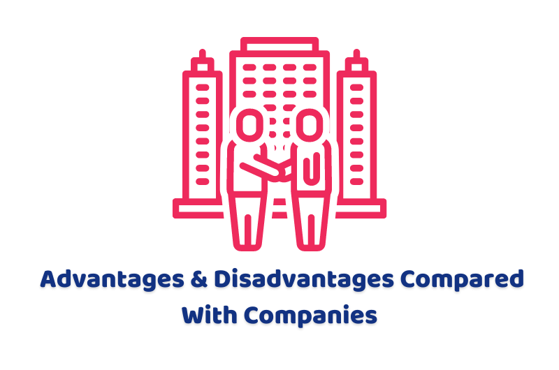 Advantages & Disadvantages Compared With Companies
