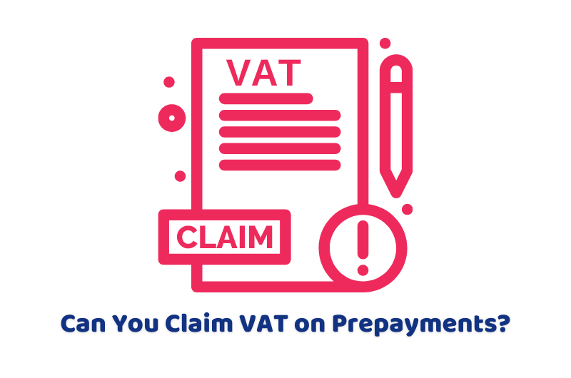 can you claim VAT on prepayments