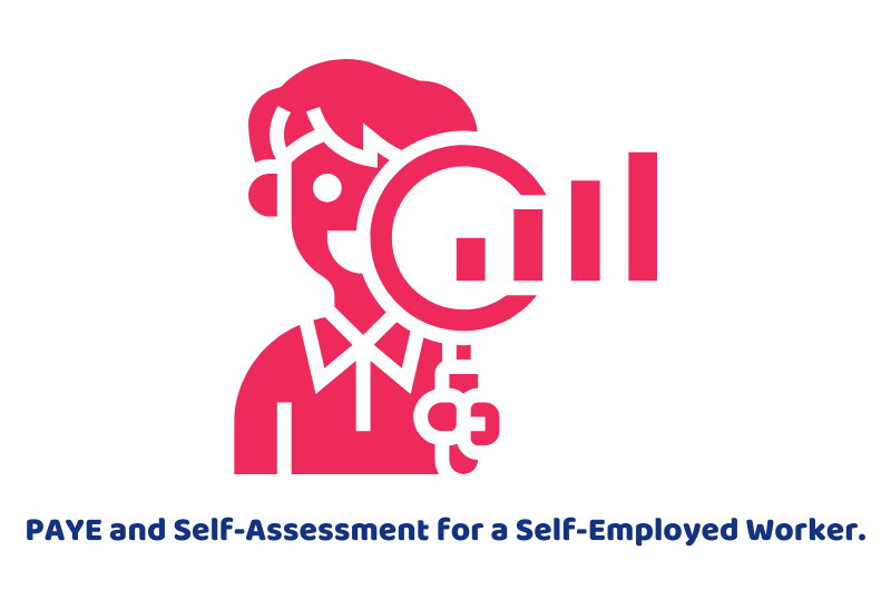 PAYE and Self-Assessment for a Self-Employed Worker.
