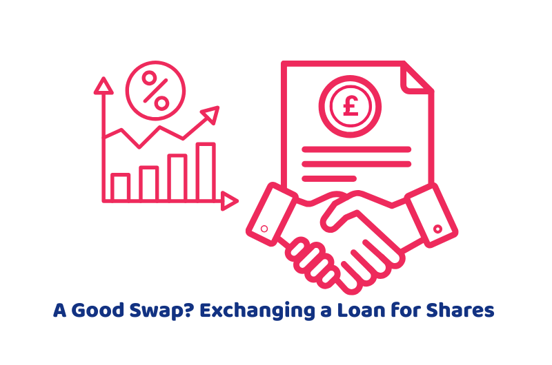 A Good Swap Exchanging a Loan for Shares