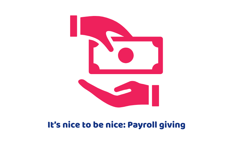 It’s nice to be nice: Payroll giving