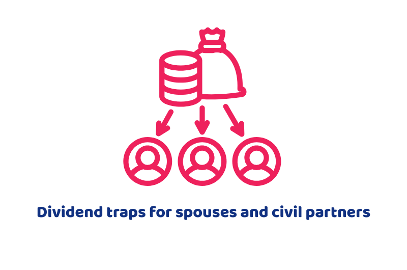Dividend traps for spouses and civil partners