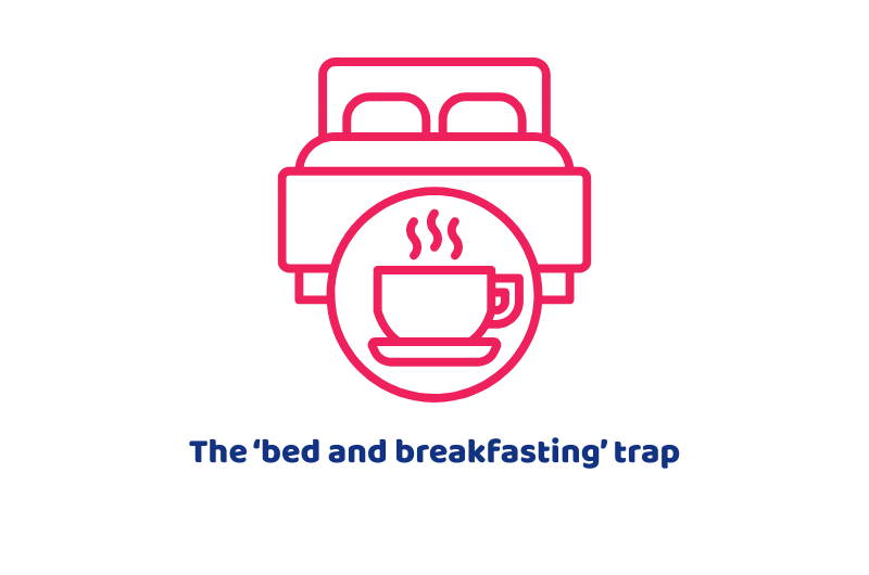 The ‘bed and breakfasting’ trap